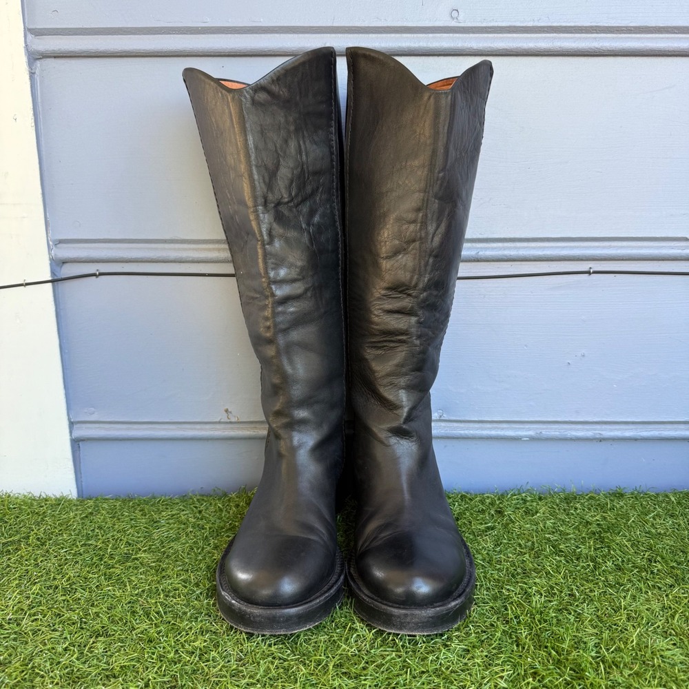 We The Free Free People Bryce Equestrian Leather Tall Boots Portugal Size 36